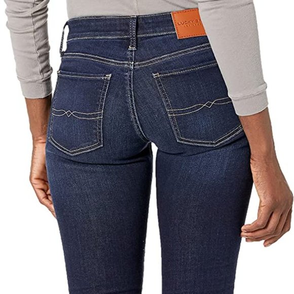 NEW! Lucky Brand Women's Mid Rise Sweet Straight Jean Twilight 28W x 29L - Picture 3 of 4